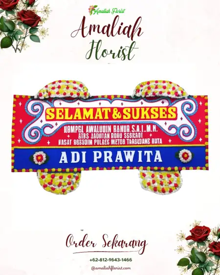 Papan Bunga Ucapan Selamat Kedunggading